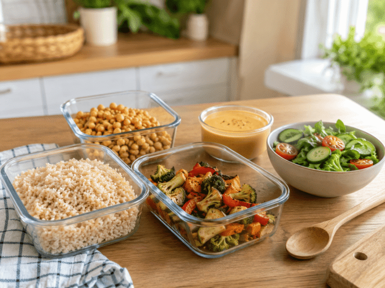 Preparación de comidas sencillas en una cocina luminosa
